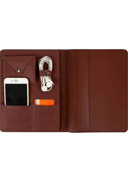 Vegan Organizer Kılıf / Mini Tablet Kabı Bordo