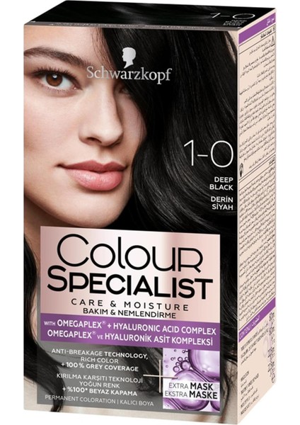 Saç Boyası 1.0 Derin Siyah