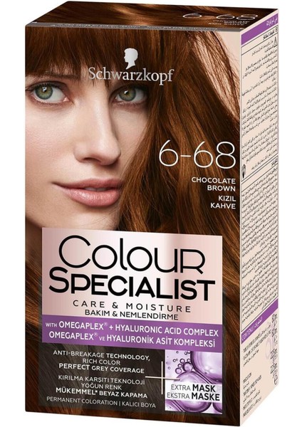 Saç Boyası No: 6.68 Kızıl Kahve 60 ml