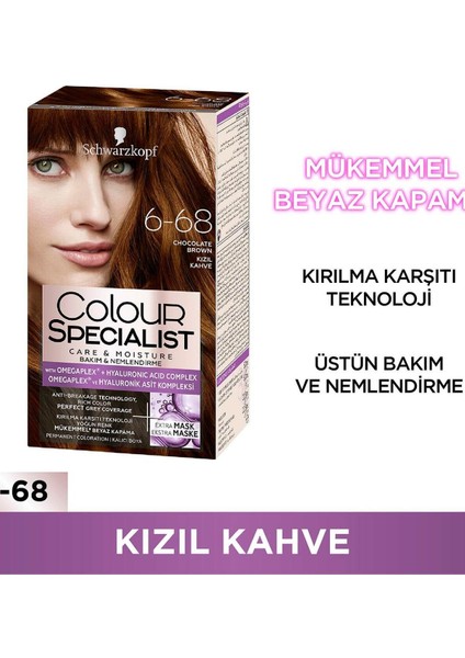 Saç Boyası No: 6.68 Kızıl Kahve 60 ml