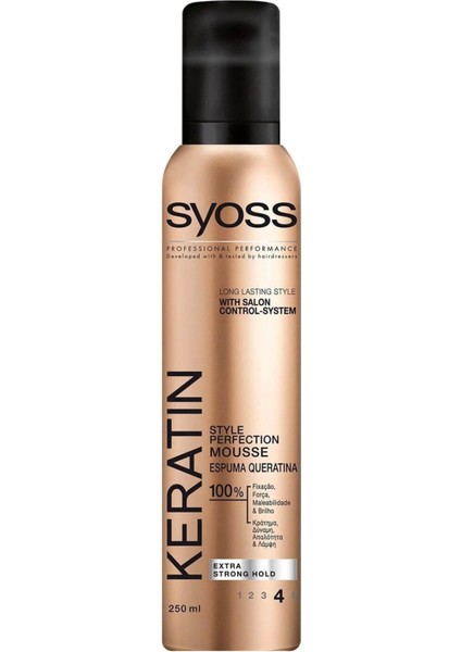 Saç Köpüğü Keratin 250 ml