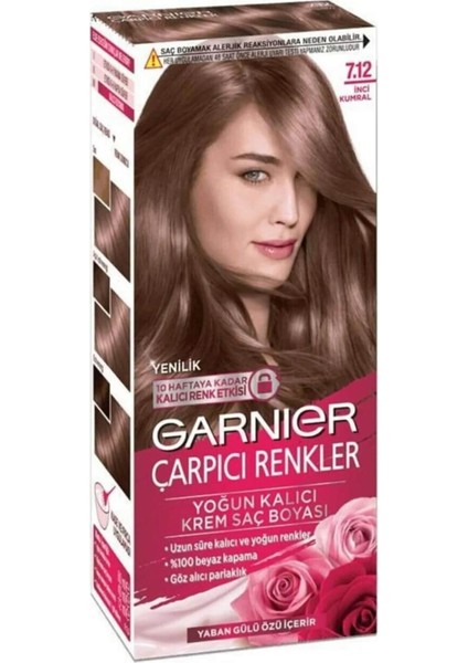 Saç Boyası Çarpıcı Renkler 7.12 Inci Kumral