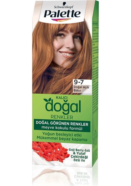 Natural Colors Saç Boyası 9-7 Doğal Açık Bakır