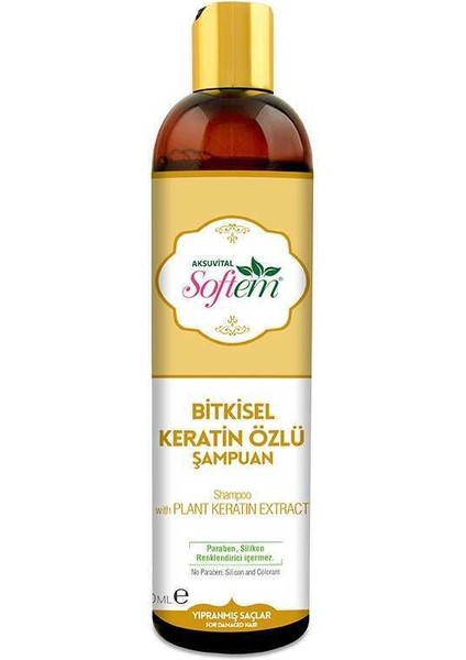 SOFTEM Keratin Özlü Şampuan 400 ml