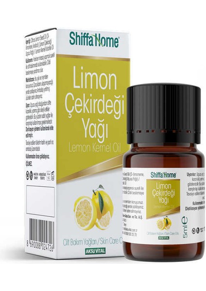 Shiffa Home Limon Çekirdeği Yağı 5 ml