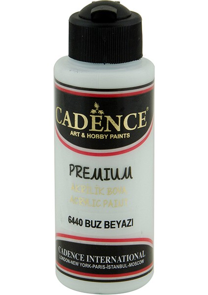 Premium Akrilik Boya 120ML 6440 Buz Beyazı
