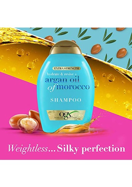 Ekstra Güçlü Nemlendirici ve Canlandırıcı Argan Oil Of Morocco Şampuan, 385 ml fiyatları