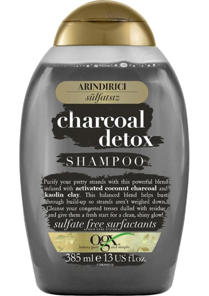 Charcoal Detox Şampuan 385 ml