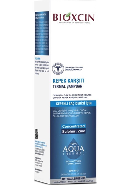 Concentrated Aqua Thermal Kepek Şampuan 300 ml