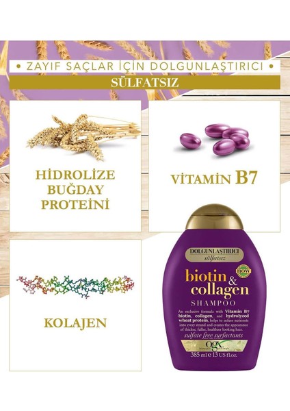 Şampuan Biotin&collegen 385 ml