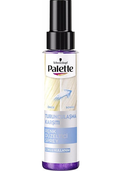 Renk Düzeltici Sprey Turunculaşma Karşıtı 100 ml