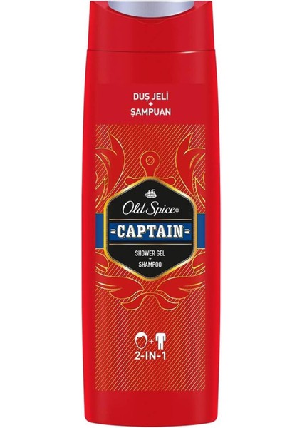 Duş Jeli&şampuan Captain 400 ml
