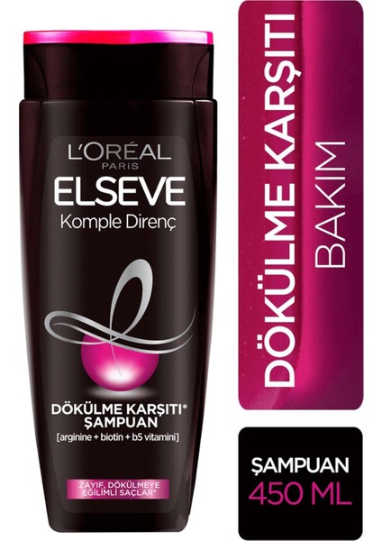 L'oreal Paris Elseve Komple Direnç Şampuan 450 ml