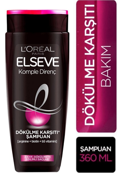 L'oreal Paris Elseve Komple Direnç Şampuan 360 ml