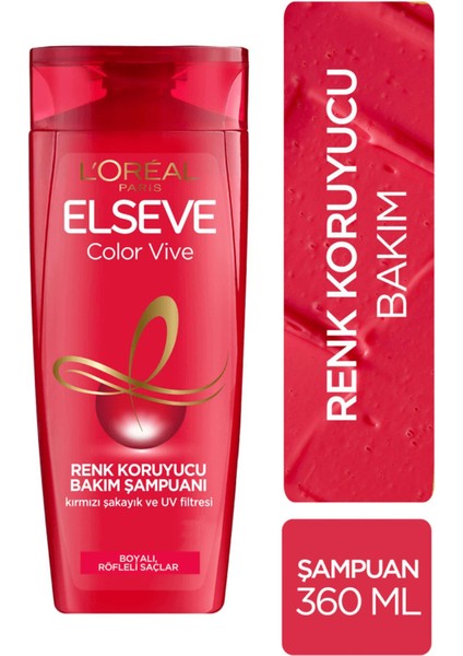 L'oreal Paris Elseve Color Vive Renk Koruyucu Bakım Şampuanı 360 ml