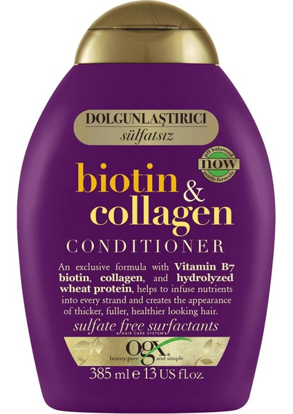 Dolgunlaştırıcı Biotin ve  Bakım Kremi 385 ml