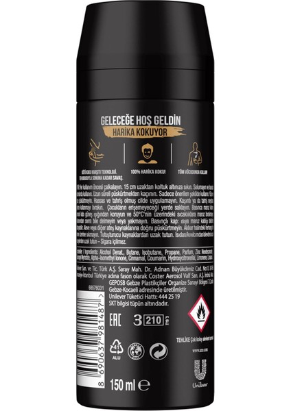 Erkek Deodorant Sprey Leather & Cookies 150 Ml