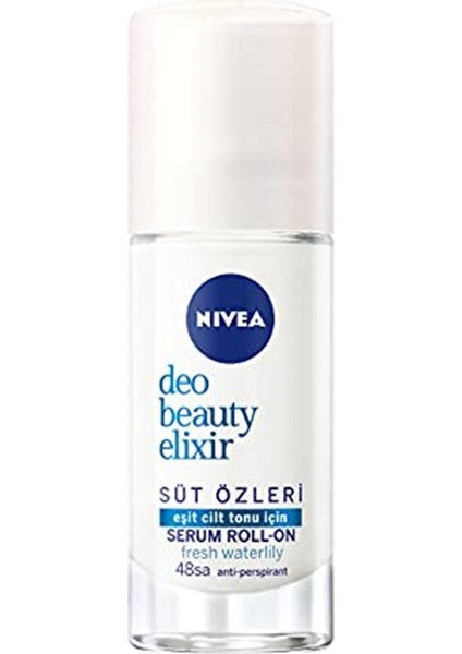 Beauty Elixir Fresh Waterlily Kadin Roll On Deodorant, 40 ml