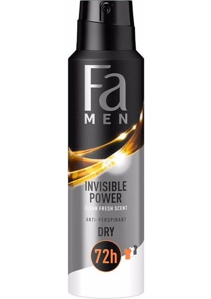 Men Invisible Power Erkek Deo Sprey 150 ml