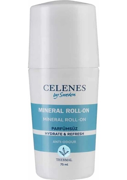 Celenes Thermal Mineral Hassas Ciltler Için Unisex Deodorant Roll-On 75 ml