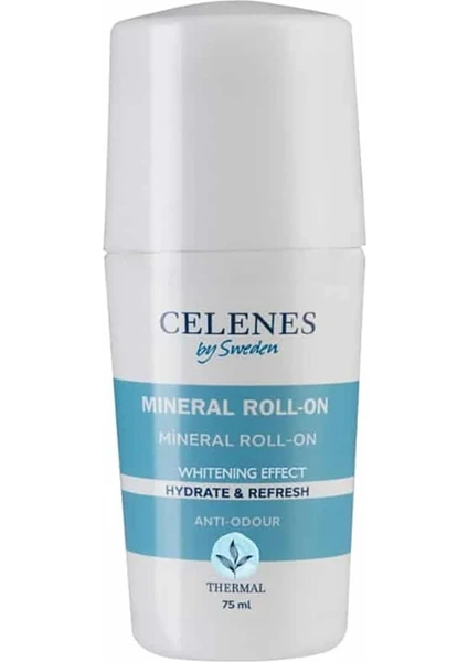 Celenes Thermal Mineral Beyazlatıcı Unisex Deodorant Roll-On 75 ml