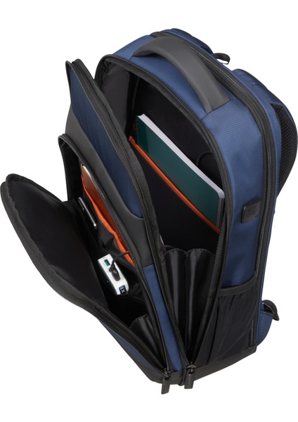 KF9-01-003 14.1" Mysight USB Girişli Notebook Sırt Çantası Mavi
