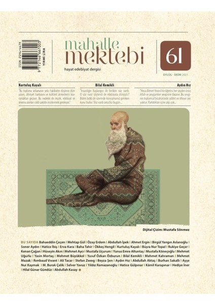 Mahalle Mektebi 61. Sayı Eylül-Ekim 2021