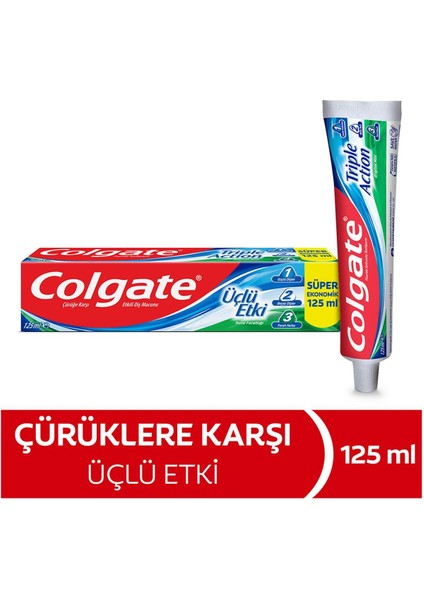 Diş Macunu Üç Etkili 125 Ml