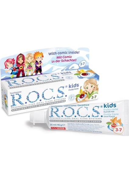 Kids 3-7 Florürsüz Diş Macunu