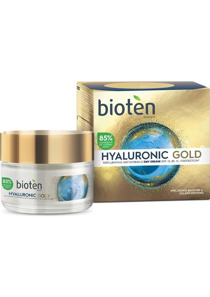 Hyaluronic Gold Gündüz Kremi SPF10 50 ml