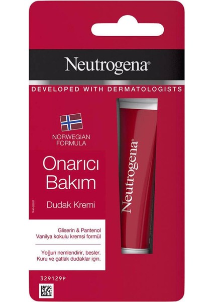 Onarıcı Dudak Bakım Kremi 15 ml