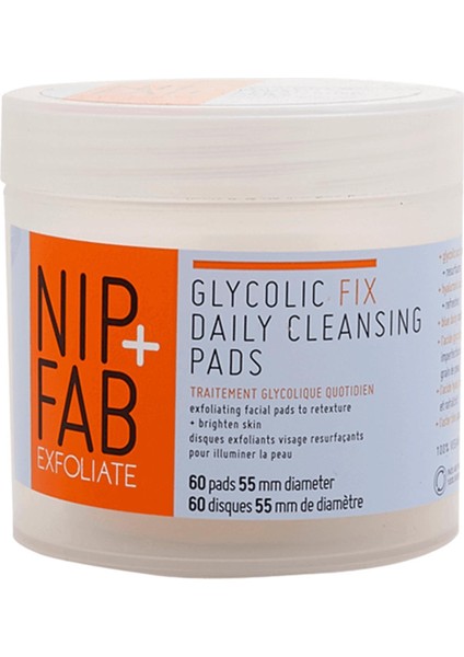 Nip+Fab Glycolic Fix Yüz Pedi 60 Adet