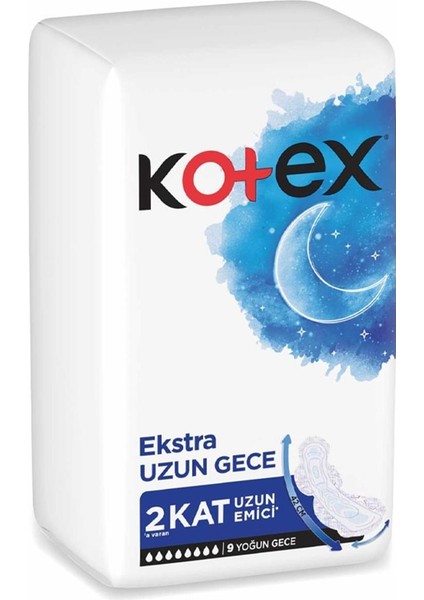 Ultra Ekstra Uzun Gece 9'Lu Hijyenik Ped