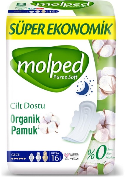 Pure & Soft Süper Eko Gece 16'Lı