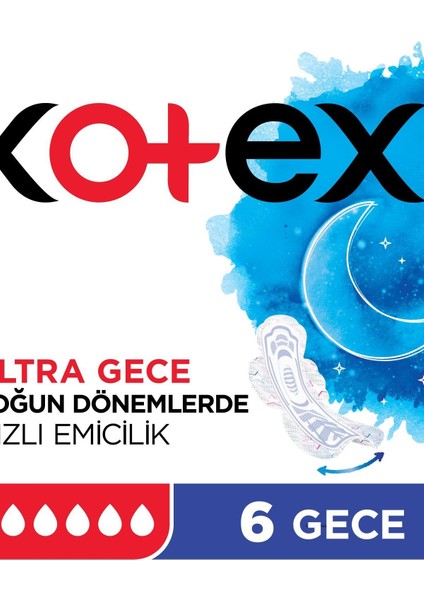 Ultra Ped Gece 6'Lı fiyatları