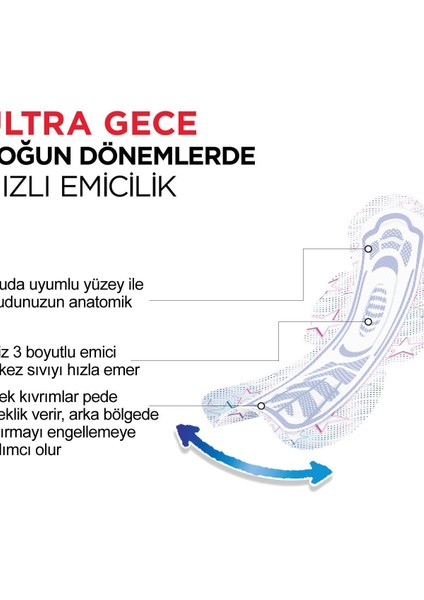 Ultra Ped Gece 6'Lı modelleri