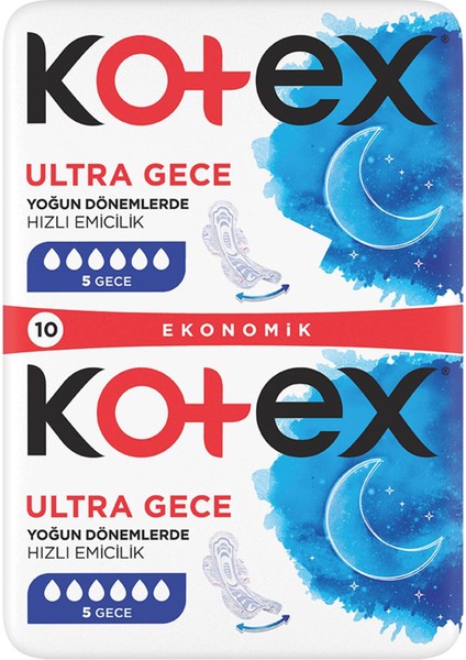 Ultra Double Eko Gece 10 Adet