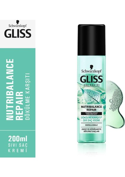 Sıvı Saç Kremi Nutri Balance 200 Ml fiyatları