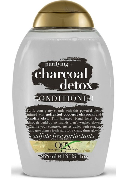 Saç Kremi Charcoal Detox 385 Ml