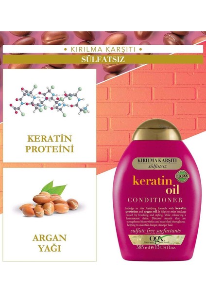 Saç Kremi Keratin Oil 385ml