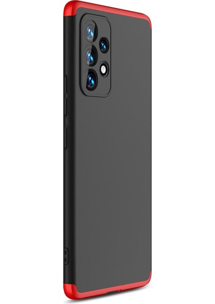 A73 5g Kılıf Double Dip 360 Protective Siyah Kırmızı fiyatları