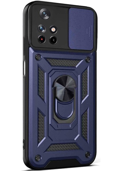 Xiaomi Poco M4 Pro Kılıf Impact Resistant Lacivert fiyatları