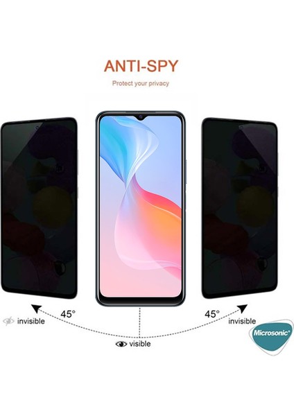 Vivo Y21 Privacy 5d Gizlilik Filtreli Cam Ekran Koruyucu Siyah fiyatları