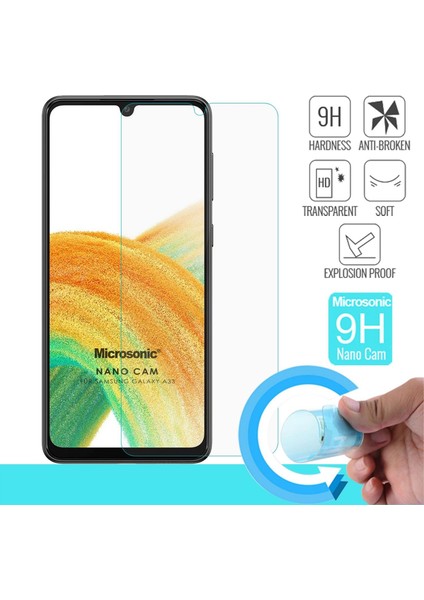 Samsung Galaxy A33 5g Nano Glass Cam Ekran Koruyucu fiyatları