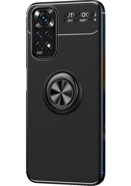 Xiaomi Redmi Note 11S Kılıf Kickstand Ring Holder Siyah fiyatları