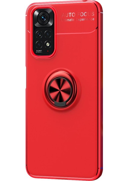Xiaomi Redmi Note 11S Kılıf Kickstand Ring Holder Kırmızı fiyatları