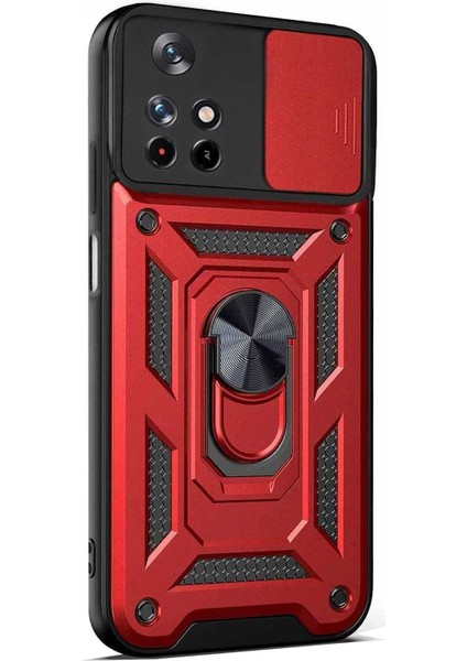 Xiaomi Poco M4 Pro Kılıf Impact Resistant Kırmızı fiyatları