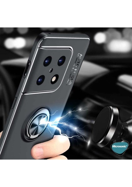 Oneplus 10 Pro Kılıf Kickstand Ring Holder Kırmızı indirimleri