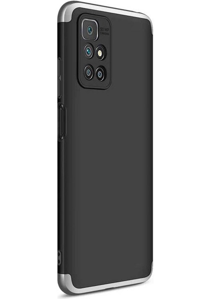 Xiaomi Redmi 10 2022 Kılıf Double Dip 360 Protective Siyah Gri fiyatları