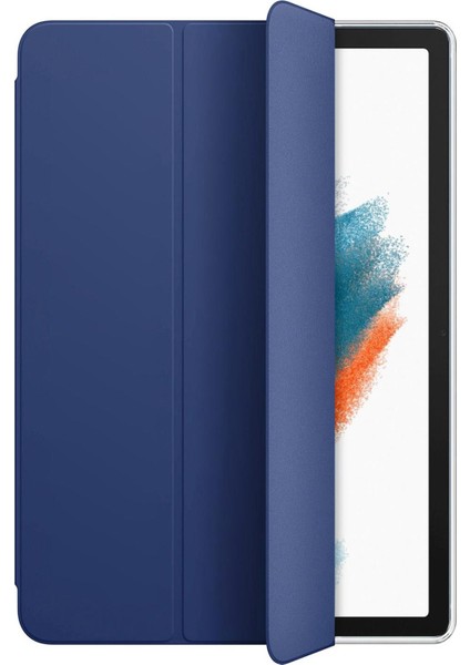 Samsung Galaxy Tab A8 X200 Kılıf Slim Translucent Back Smart Cover Lacivert fiyatları